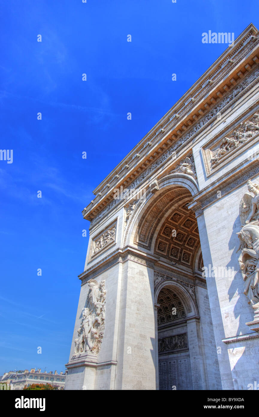 Arc de Triomphe de l'Étoile, Paris, Frankreich Stockfoto