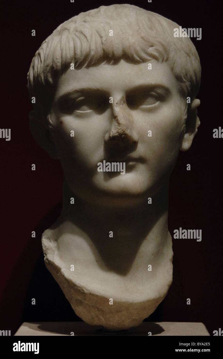 Germanicus Julius Caesar (15 v. Chr.-19 n. Chr.). Römischer Feldherr und Konsul. Büste. Stockfoto