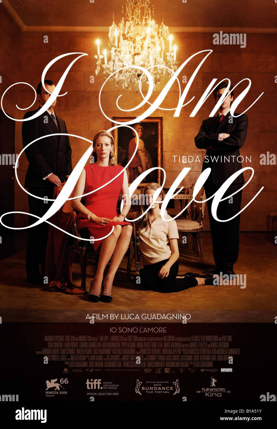 Io Sono l ' Amore ich bin Liebe Jahr: 2009 Italien Direktor: Luca Guadagnino Filmplakat (USA) Stockfoto
