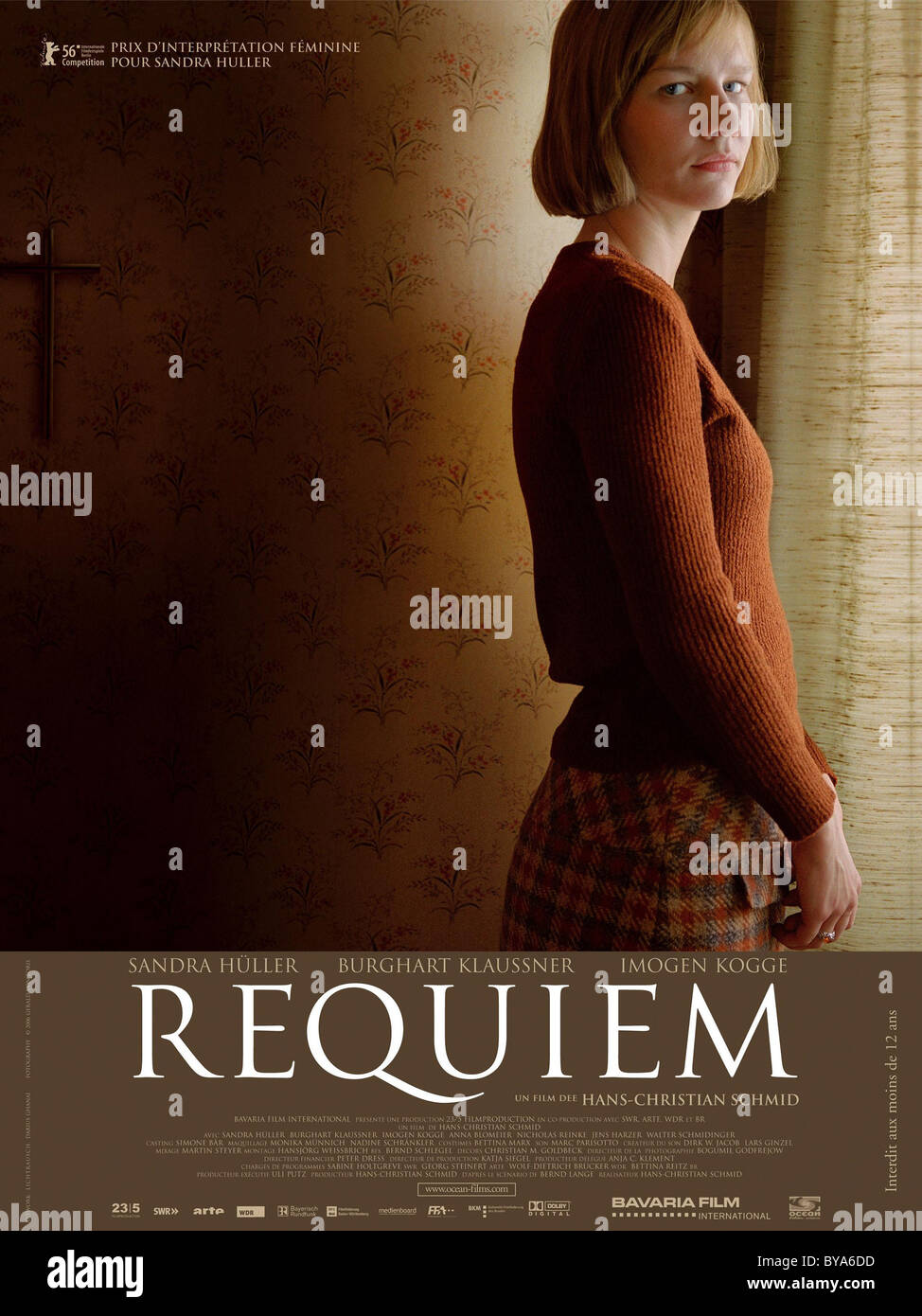 Requiem-Jahr: 2006 Allemagne Direktor: Hans-Christian Schmid Sandra Hüller Movie Poster (Fr) Stockfoto