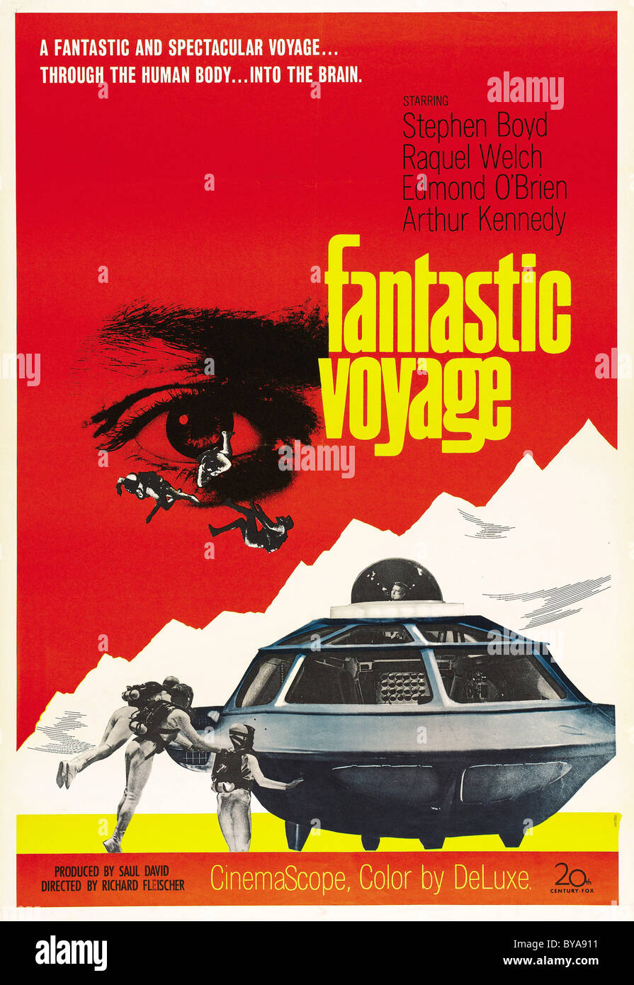 Fantastische Reise-Baujahr: 1966 USA Regie: Richard Fleischer Movie Poster (USA) Stockfoto