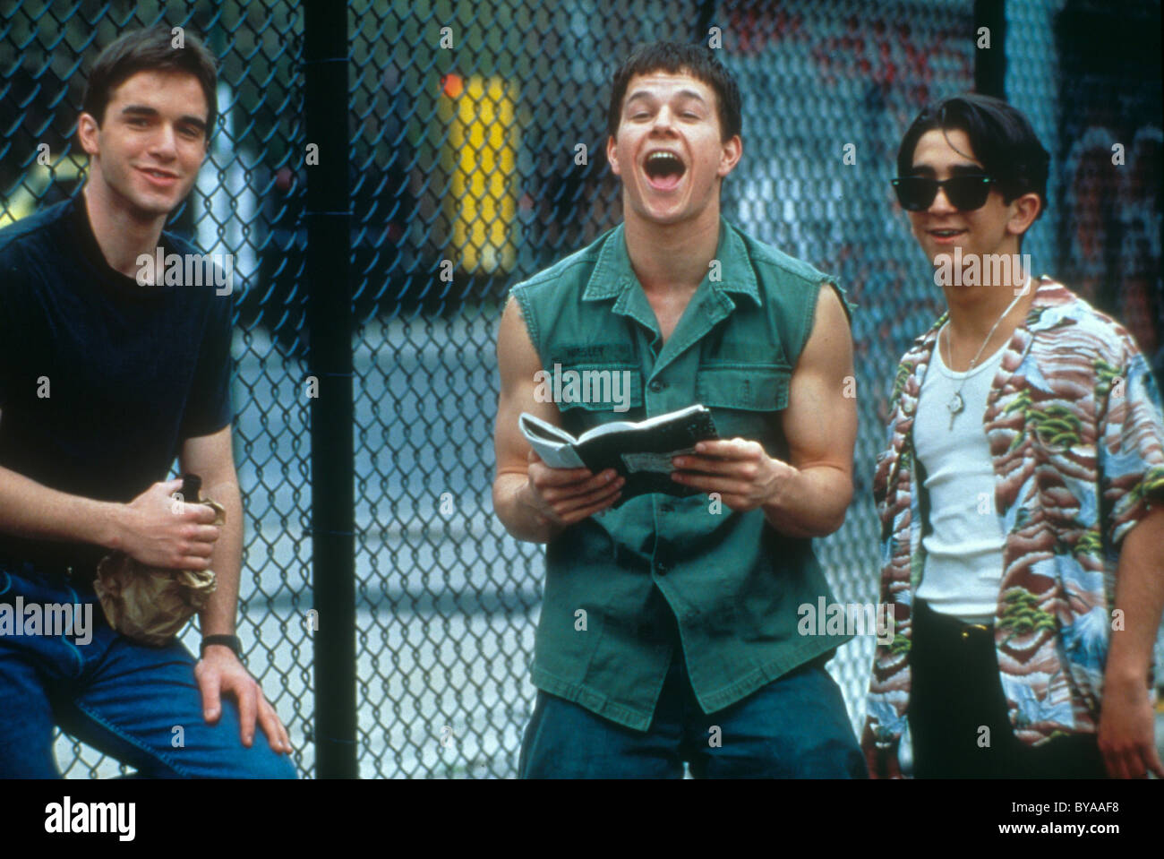 Die Basketball-Tagebücher-Jahr: 1995 USA Regie: Scott Kalvert Patrick Mcgaw, Mark Wahlberg, James Madio, Stockfoto