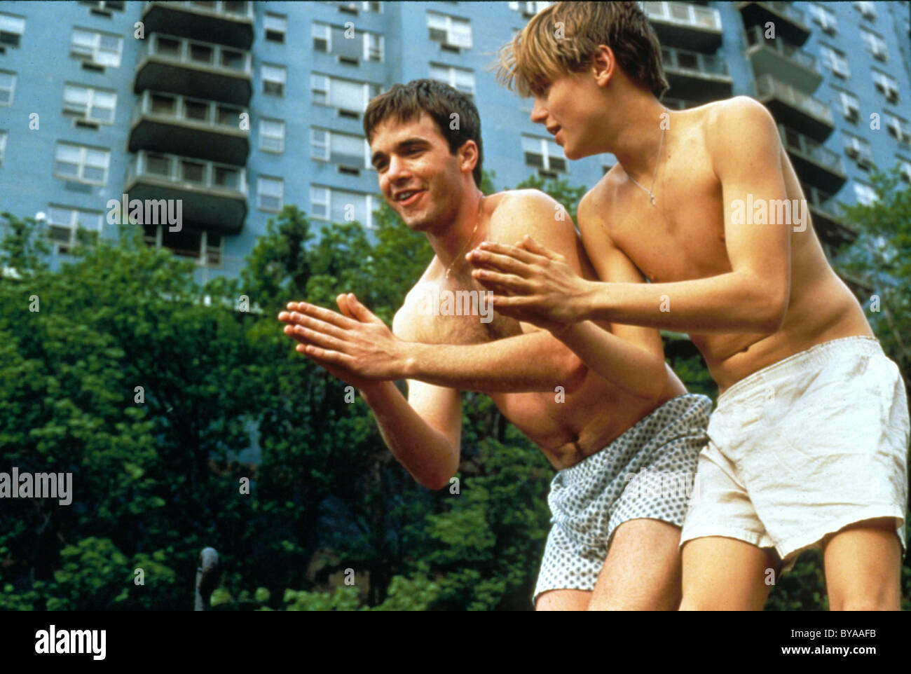 Die Basketball-Tagebücher-Jahr: 1995 USA Regie: Scott Kalvert Patrick Mcgaw, Leonardo DiCaprio Stockfoto