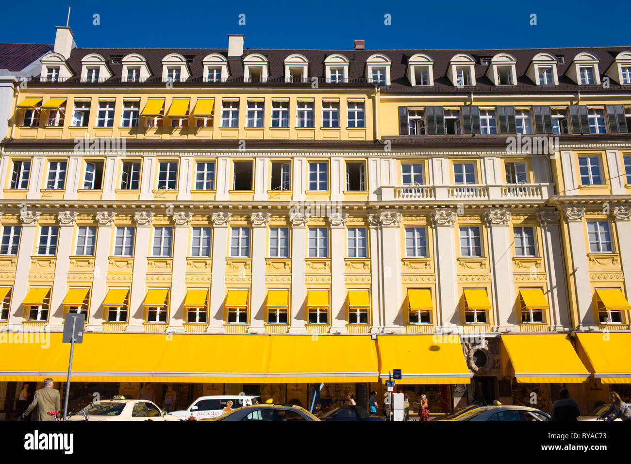 Dallmayr Delikatessen Food Store, Dienerstrasse Straße, Altstadt-Lehel Bezirk, Munich, Bavaria, Germany, Europe Stockfoto