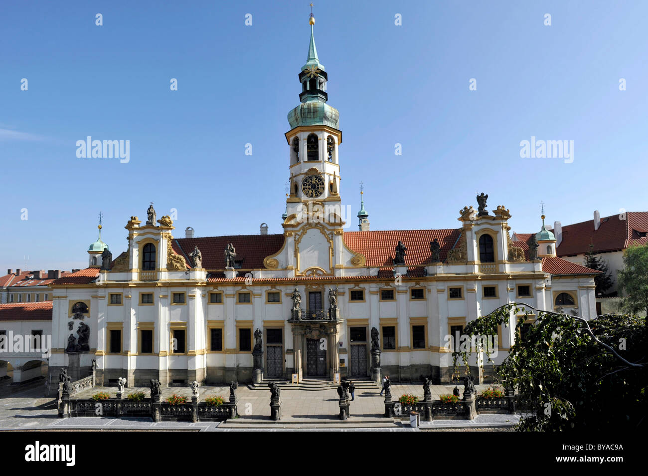 Wallfahrtskirche von das Heiligtum von Loreto, Hradcany, Prag, Böhmen, Tschechische Republik, Europa Stockfoto