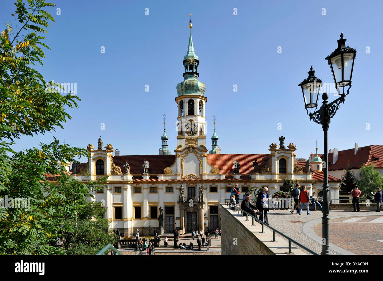Wallfahrtskirche von das Heiligtum von Loreto, Hradcany, Prag, Böhmen, Tschechische Republik, Europa Stockfoto