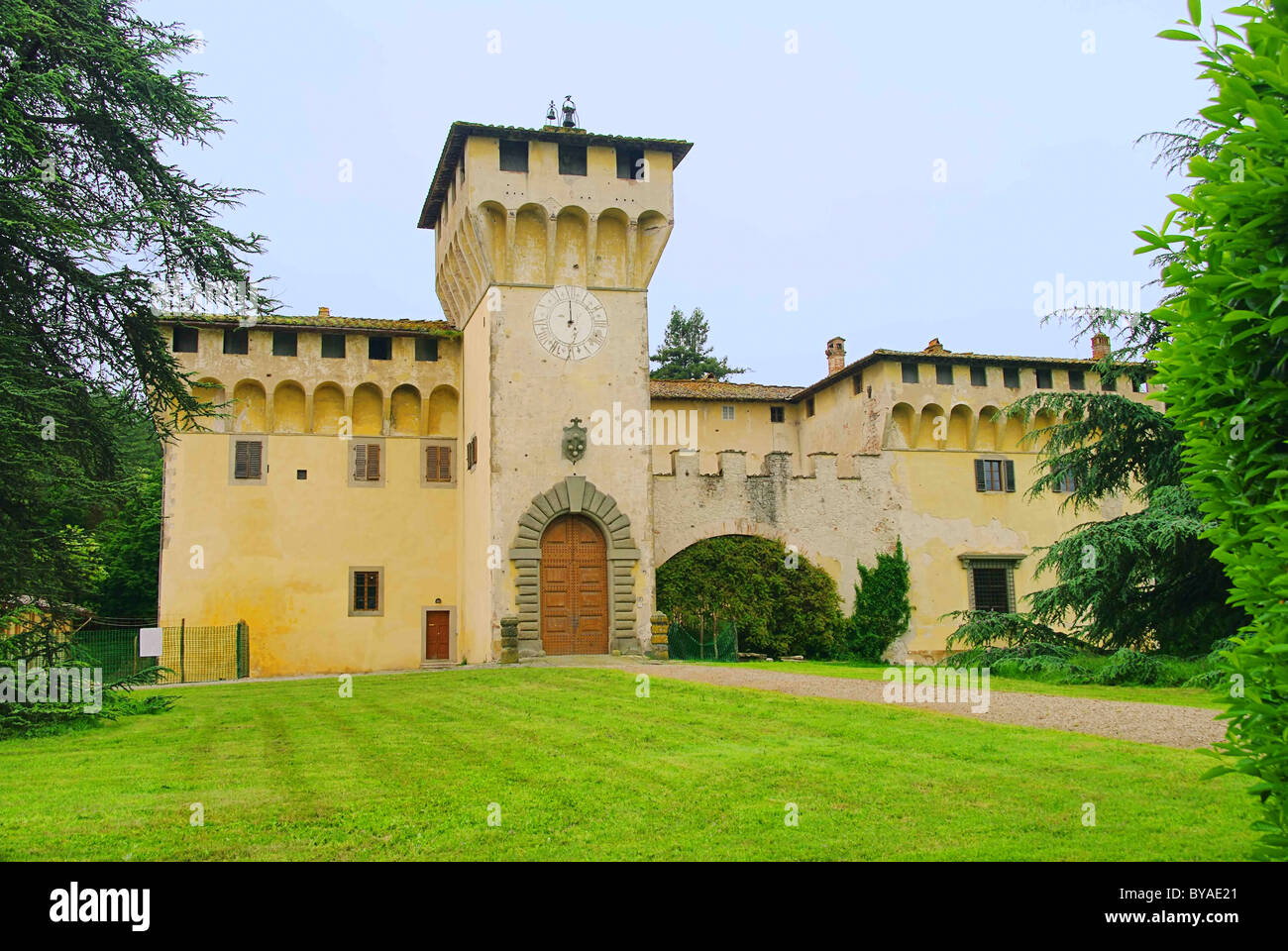 Cafaggiolo Villa Medici 01 Stockfoto