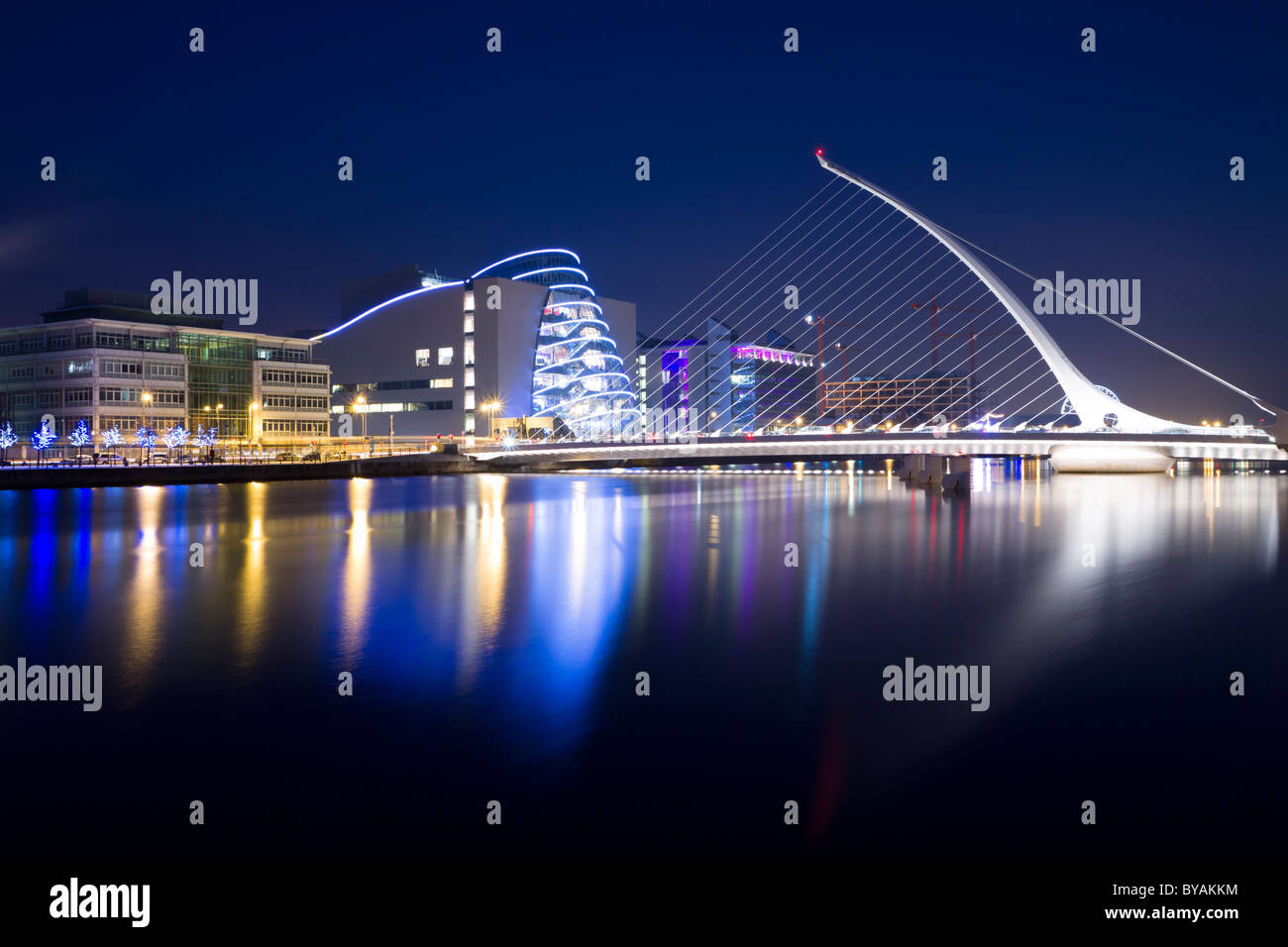 Samuel Beckett Bridge, Dublin, Irland. Stockfoto