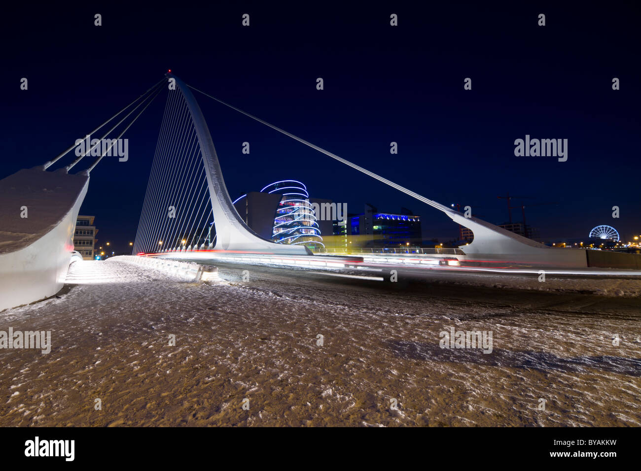 Samuel Beckett Bridge, Dublin, Irland. Stockfoto