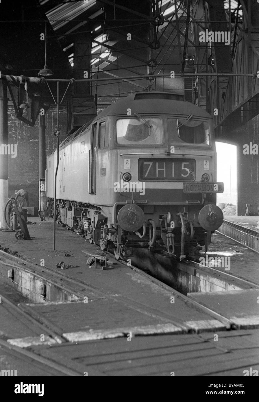 Diesellokomotive Oxley Sheds Wolverhampton England UK 1967 BILD VON DAVID BAGNALL Stockfoto