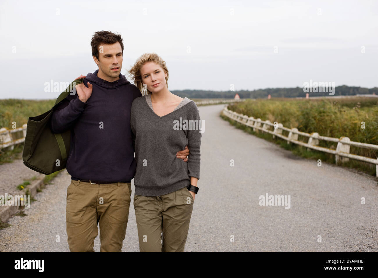 Auf der Straße Stockfoto