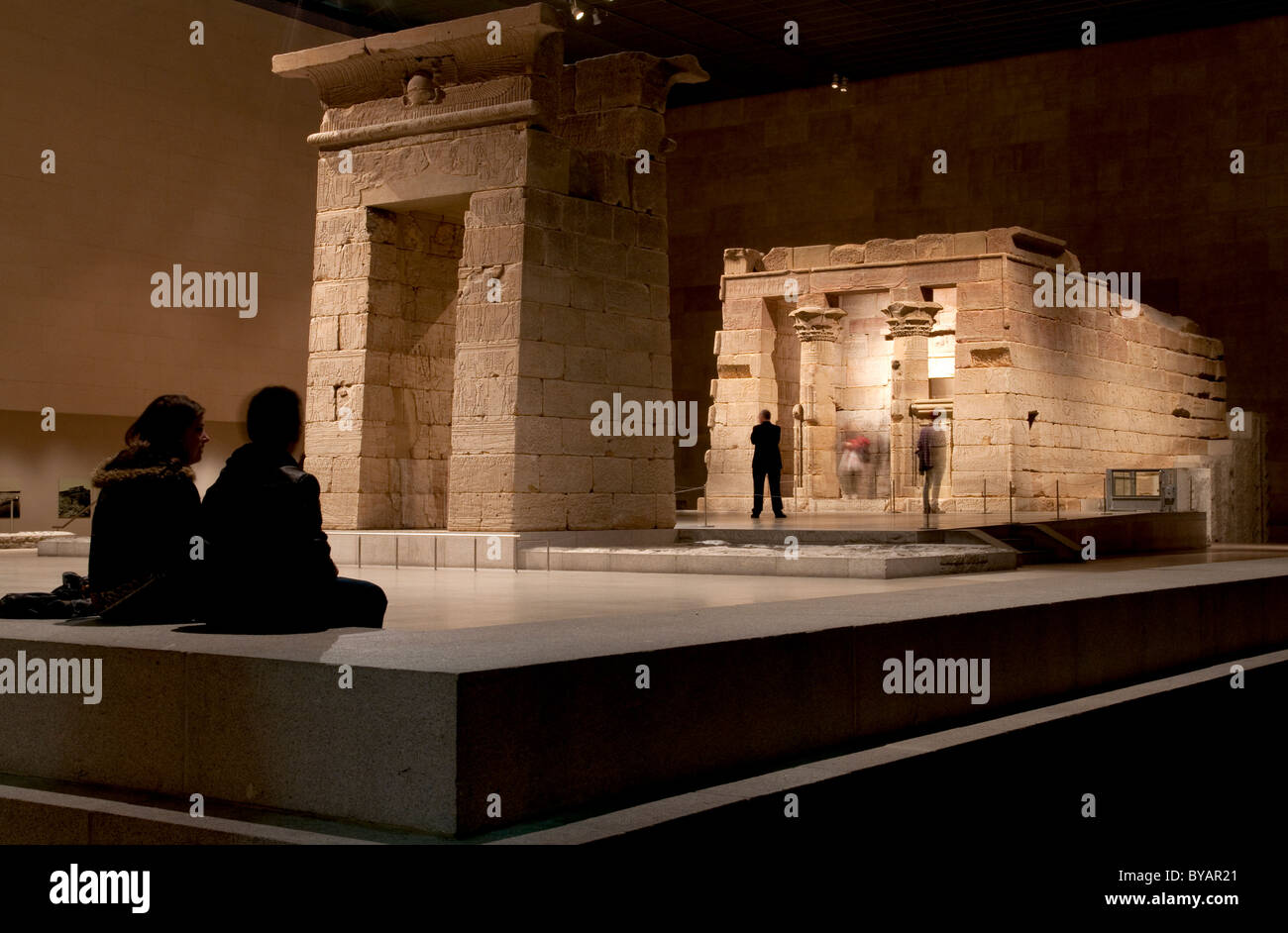 Der Tempel von Dendur, Römerzeit, ca 15 b c, ägyptische, Dendur, Nubien, Stockfoto