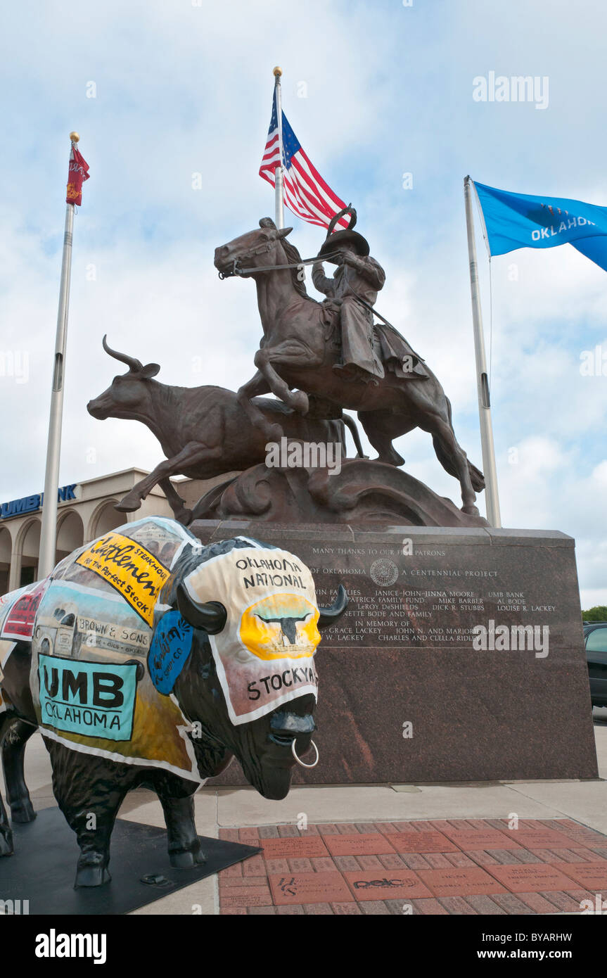 Oklahoma, Oklahoma City, Stockyards westlichen Stadtteil gegründet 1910, Heimat von Oklahoma nationaler Stockyards Stockfoto