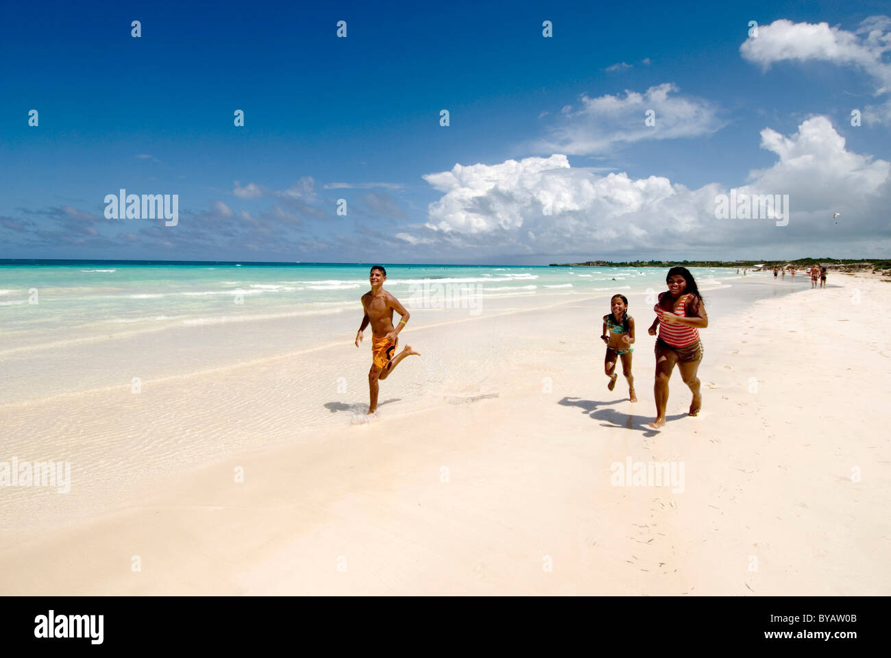 Strand von Cayo Coco, Archipielago de Camagüey, Provinz Ciego de Avila, Kuba Stockfoto
