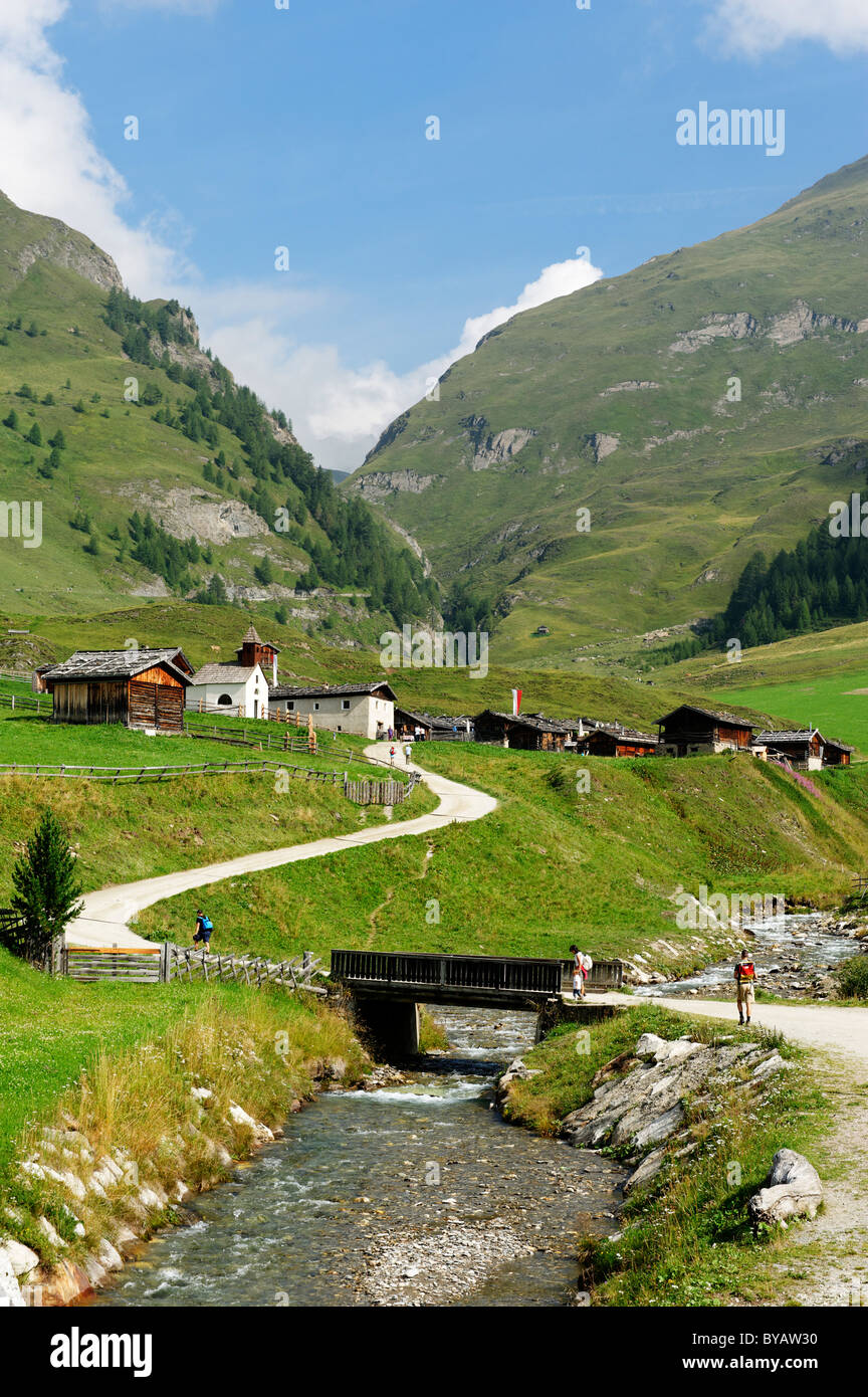 Fanealm Fane Alm, Valsertal, Pustertal, Pfunderer Berge, Alto Adige, Italien, Europa Stockfoto