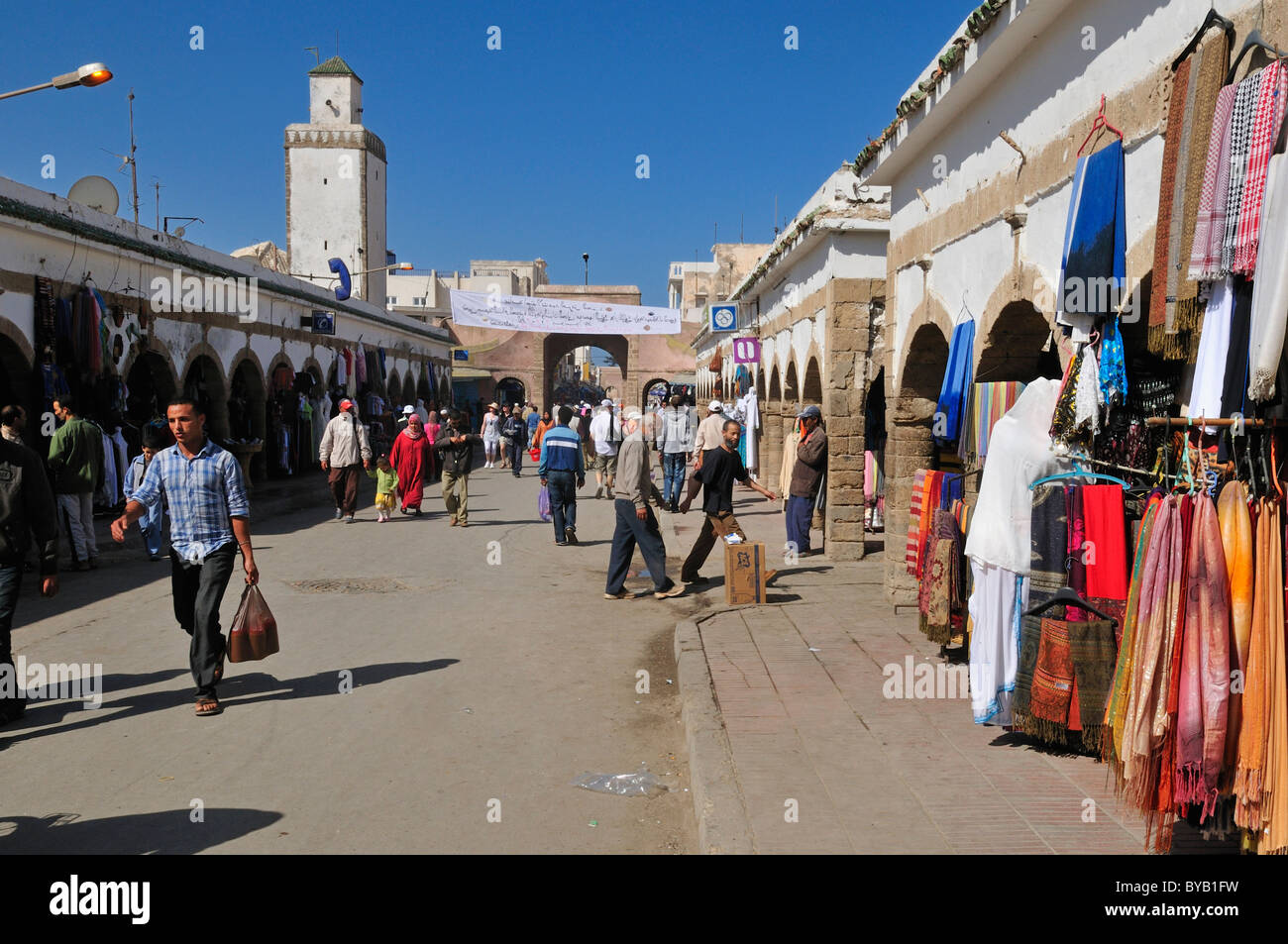 Alten Souk von Essaouira, Unesco World Heritage Site, Marokko, Nordafrika Stockfoto