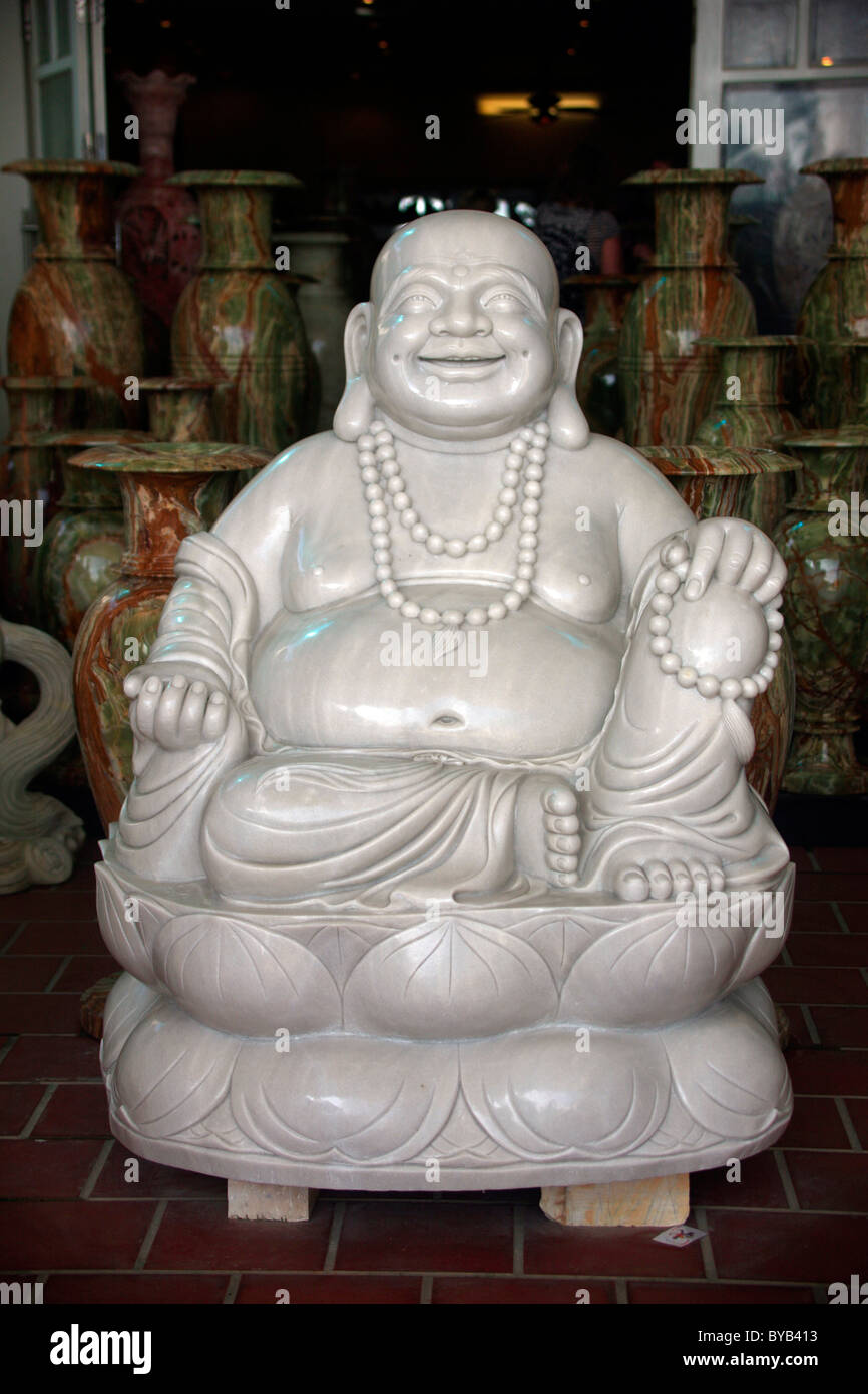 Buddha Statue, Marble Mountains, Vietnam, Asien Stockfoto