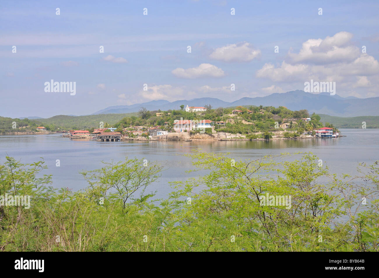 Insel Cayo Granma, Santiago de Cuba, Altstadt, Kuba, Karibik, Mittelamerika Stockfoto