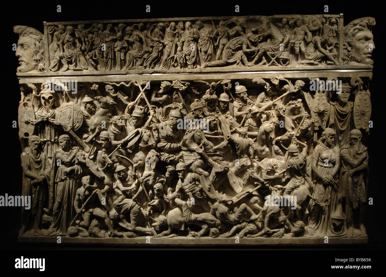 Römische Kunst. Italien. Portonaccio Sarkophag. Im 2. Jahrhundert datiert. Stockfoto