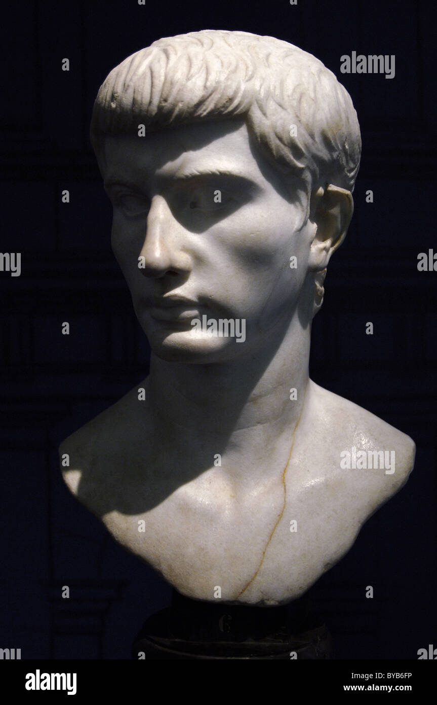Marcello. Büste. Marmor. 1. Jh. v. Chr. bleiben der Gladiator (Kapitolinische Museen). Stockfoto