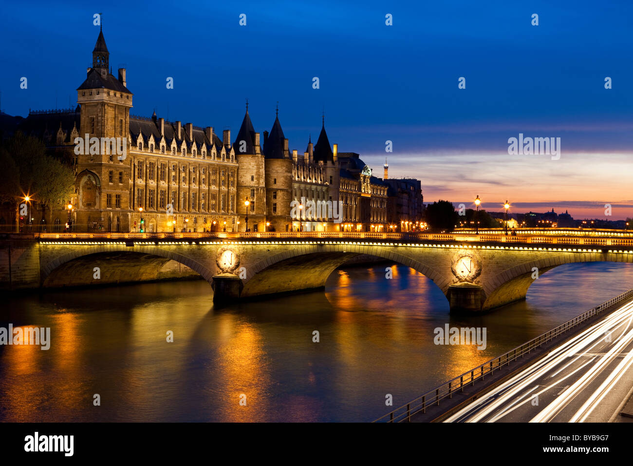 La Conciergerie, Paris, Frankreich Stockfoto