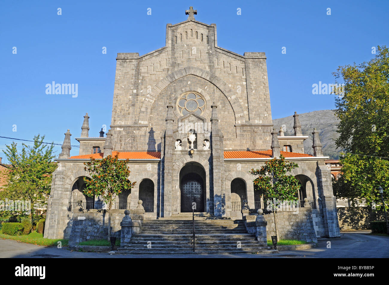 Kirche, Azpeitia, Provinz Gipuzkoa, Pais Vasco, Baskisches Land, Spanien, Europa Stockfoto
