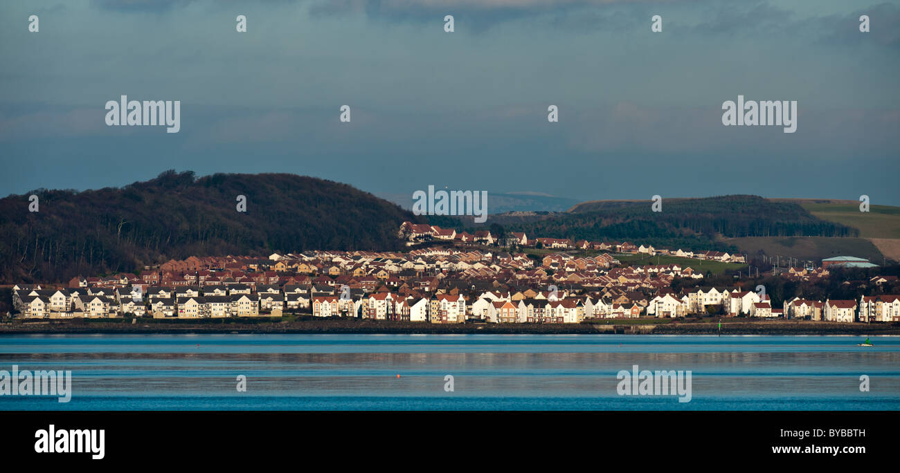 Die Stadt von Dalgety Bay am nördlichen Ufer des River Forth, Schottland Stockfoto