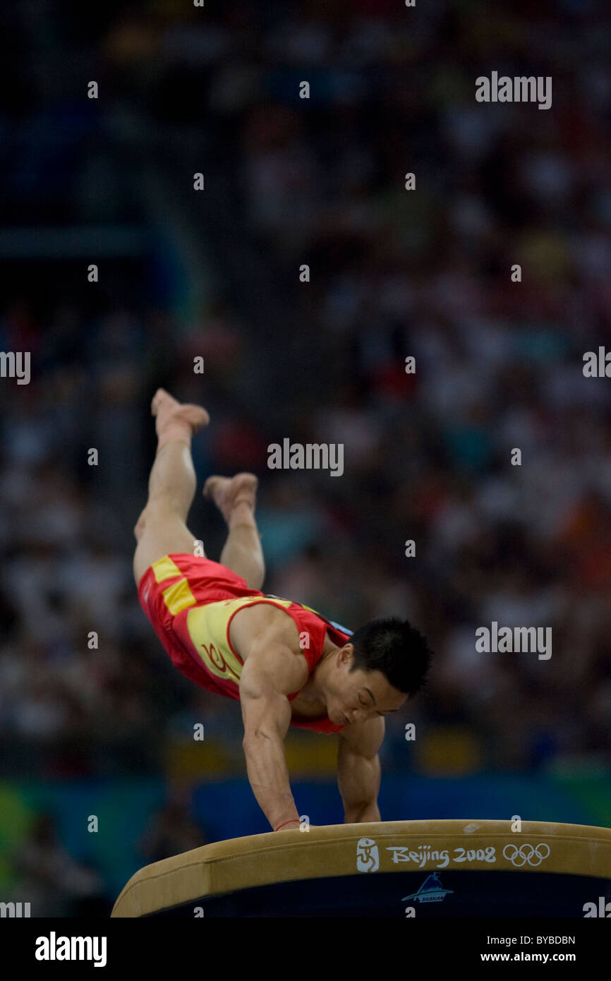 Wang Wei (CHN) bei den Olympischen Sommerspielen 2008, Peking, China Stockfoto