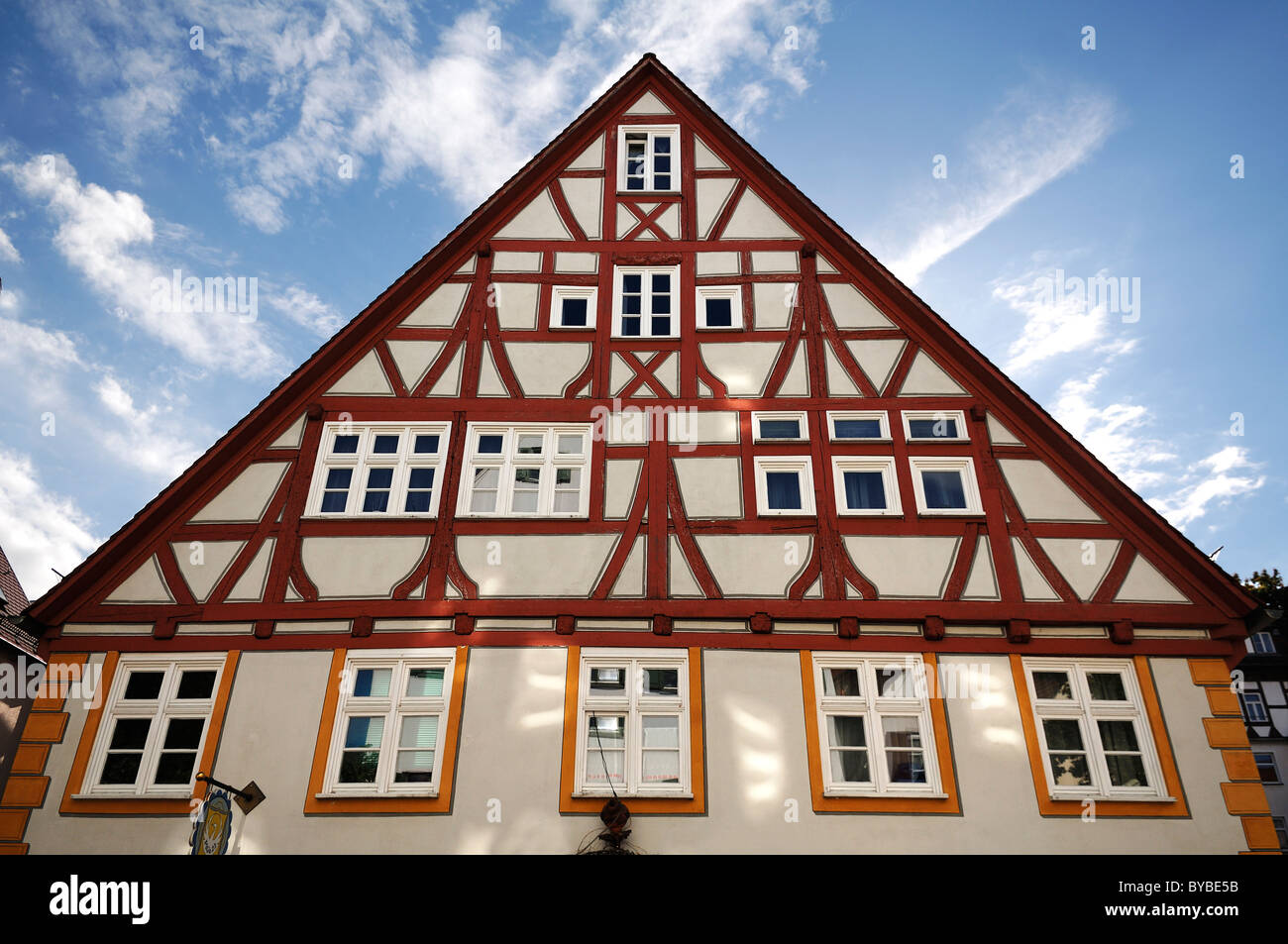 Altes Fachwerkhaus, 16. Jahrhundert, sogenannten 22, Ulm, Baden-Württemberg, Deutschland, Europa Stockfoto