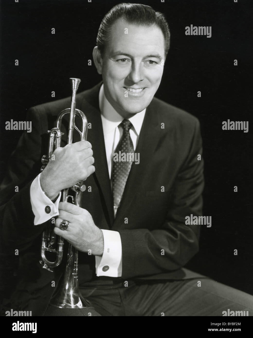 GEORGE DOENER U.S. Trompeter über 1950 Stockfoto