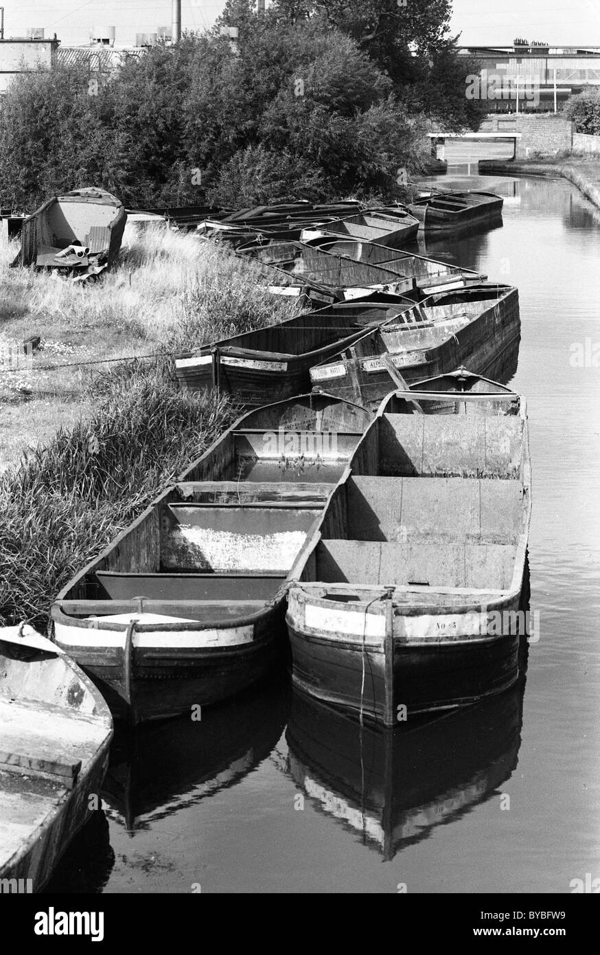 Alfred Matty und Sons Werft in Coseley im Jahr 1979 Stockfoto