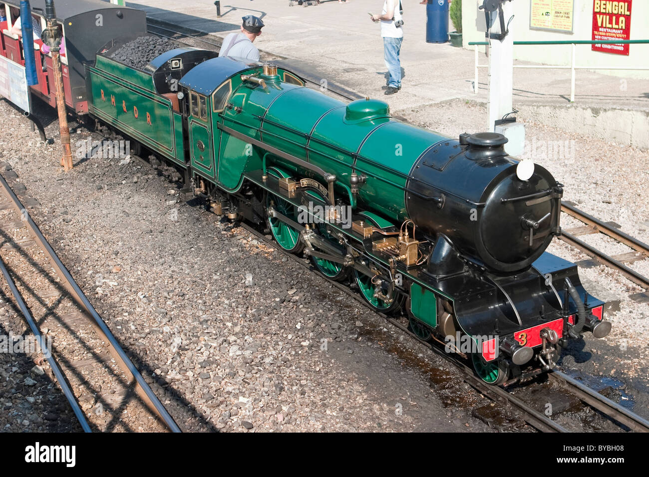 Romney Hythe & Dymchurch Railway Stockfoto