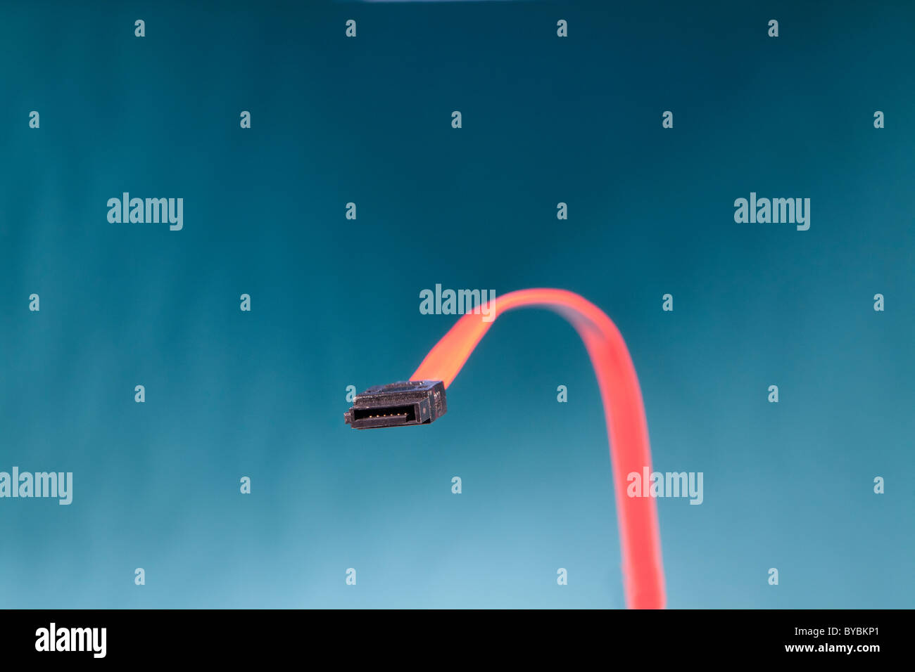 Eine SATA-Festplattenanschluss Stockfoto