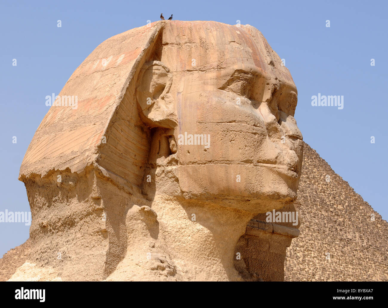 Sphinx und Khafre Pyramide, Ägypten Stockfoto