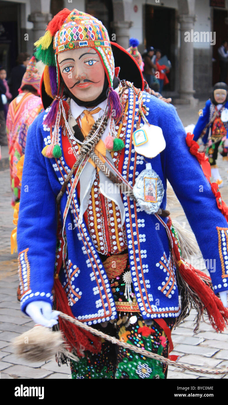 traditionelle peruanische Festival, Cusco, Peru Stockfoto