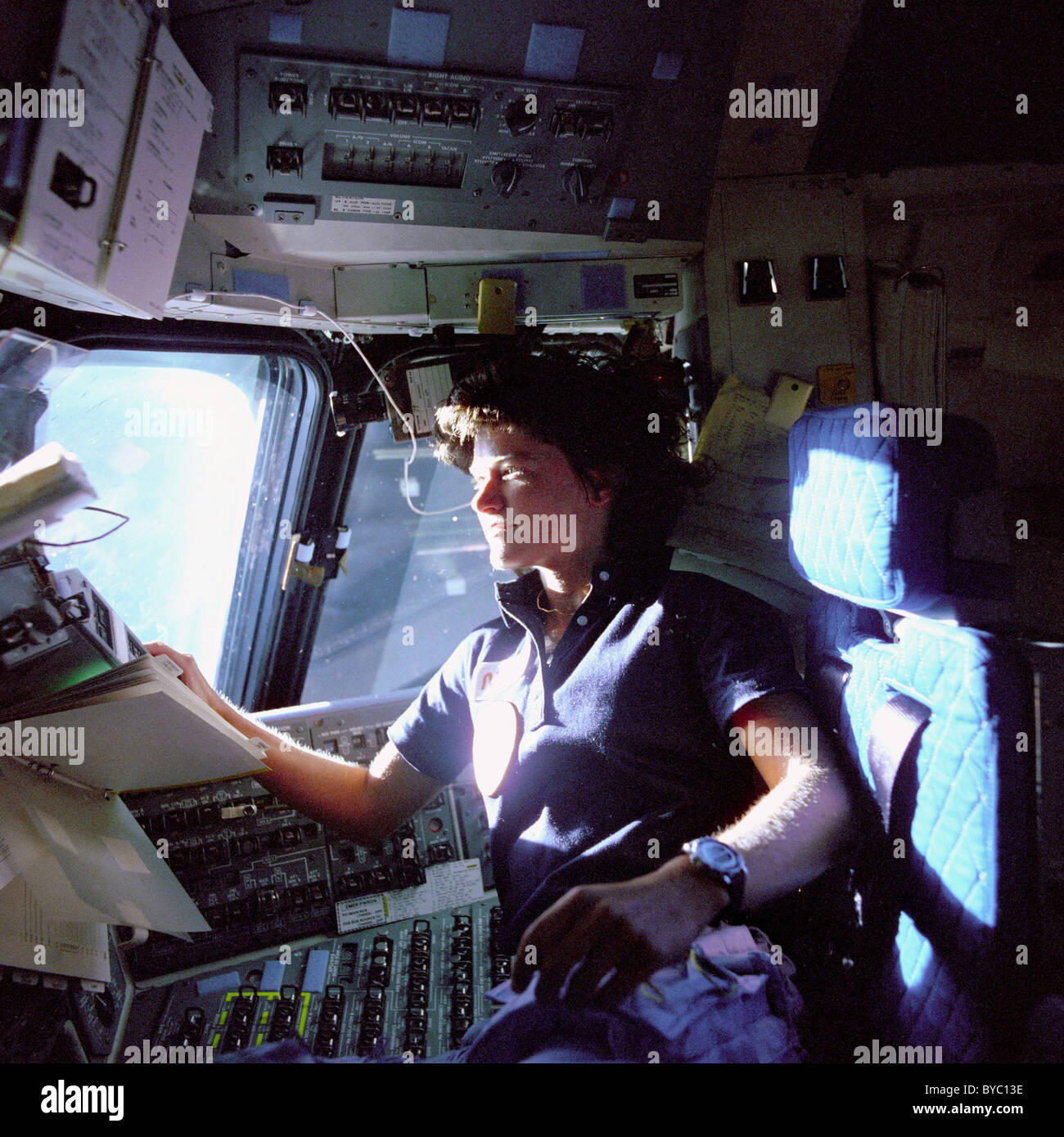 Astronaut Sally K. Ride Stockfoto