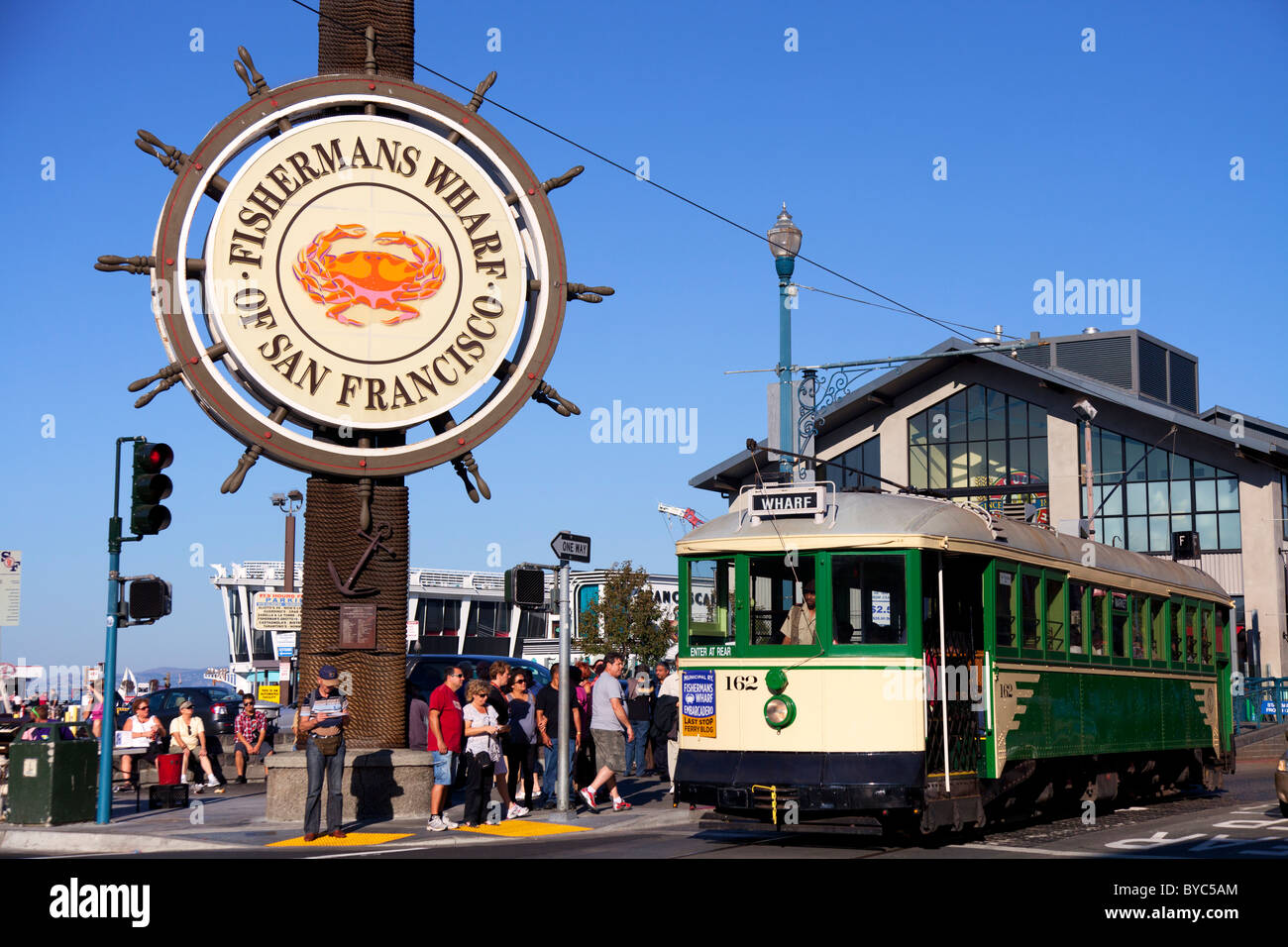 Fishermans Wharf, San Francisco, CA Stockfoto