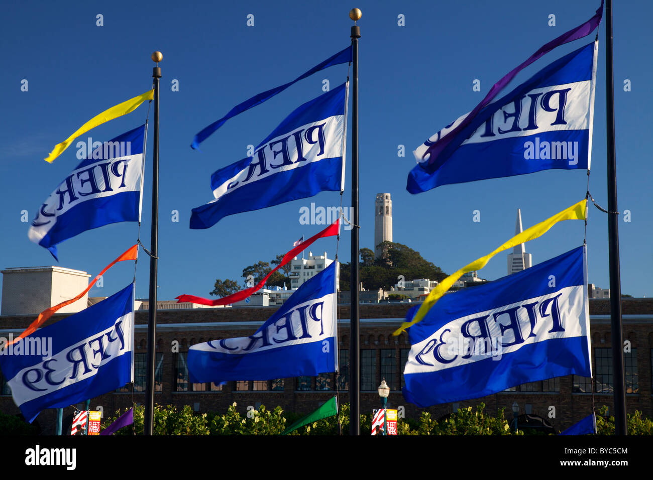 Pier 39, Fishermans Wharf, San Francisco, CA Stockfoto