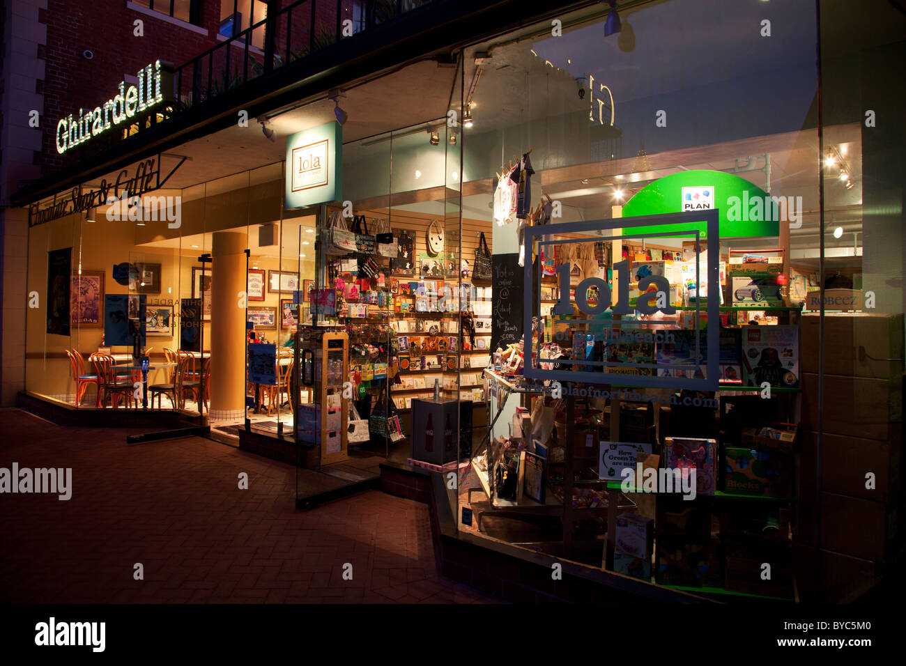 Ghirardelli Square, San Francisco, CA Stockfoto