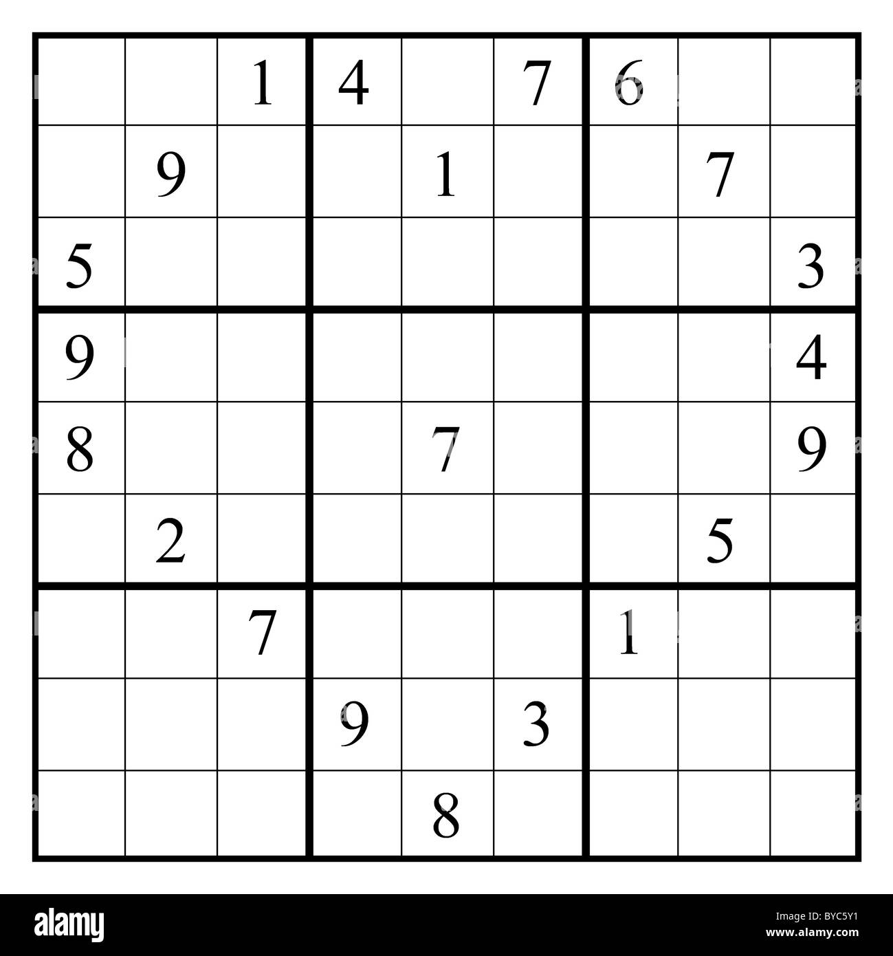 Sag es mit einem Sudoku! Dies ist ein Sudoku-Rätsel mit einem Layout in  Form eines Herzens mit einem Punkt in der Mitte. Lösung - BYC5Y8  Stockfotografie - Alamy