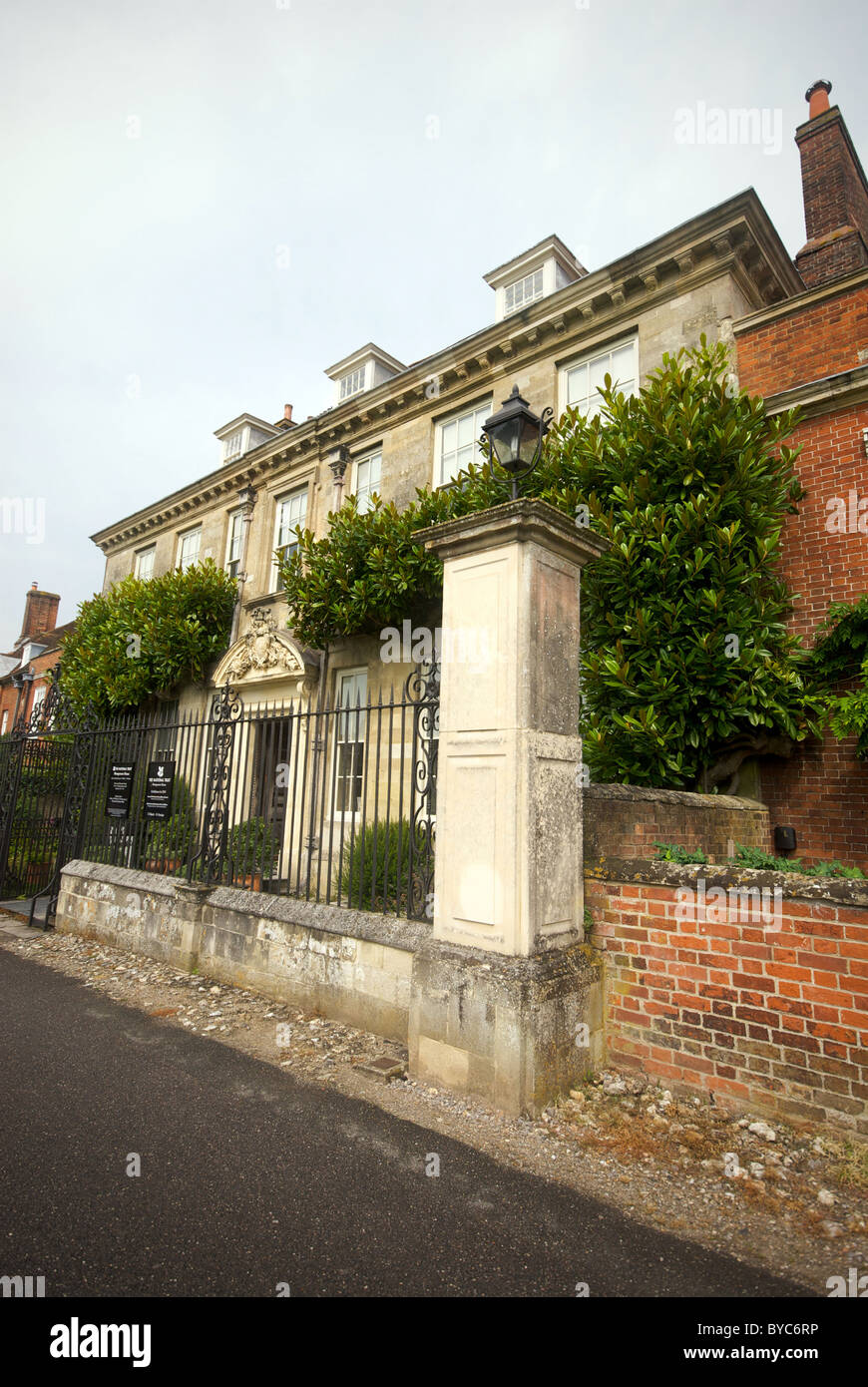 Mompesson Haus Kathedrale nahe Salisbury Wiltshire UK National Trust Immobilien Stockfoto