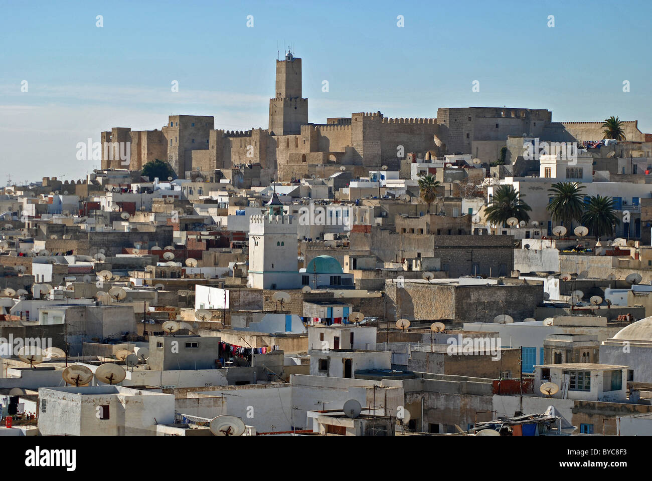 Fort und Medina in Sousse, Tunesien Stockfoto