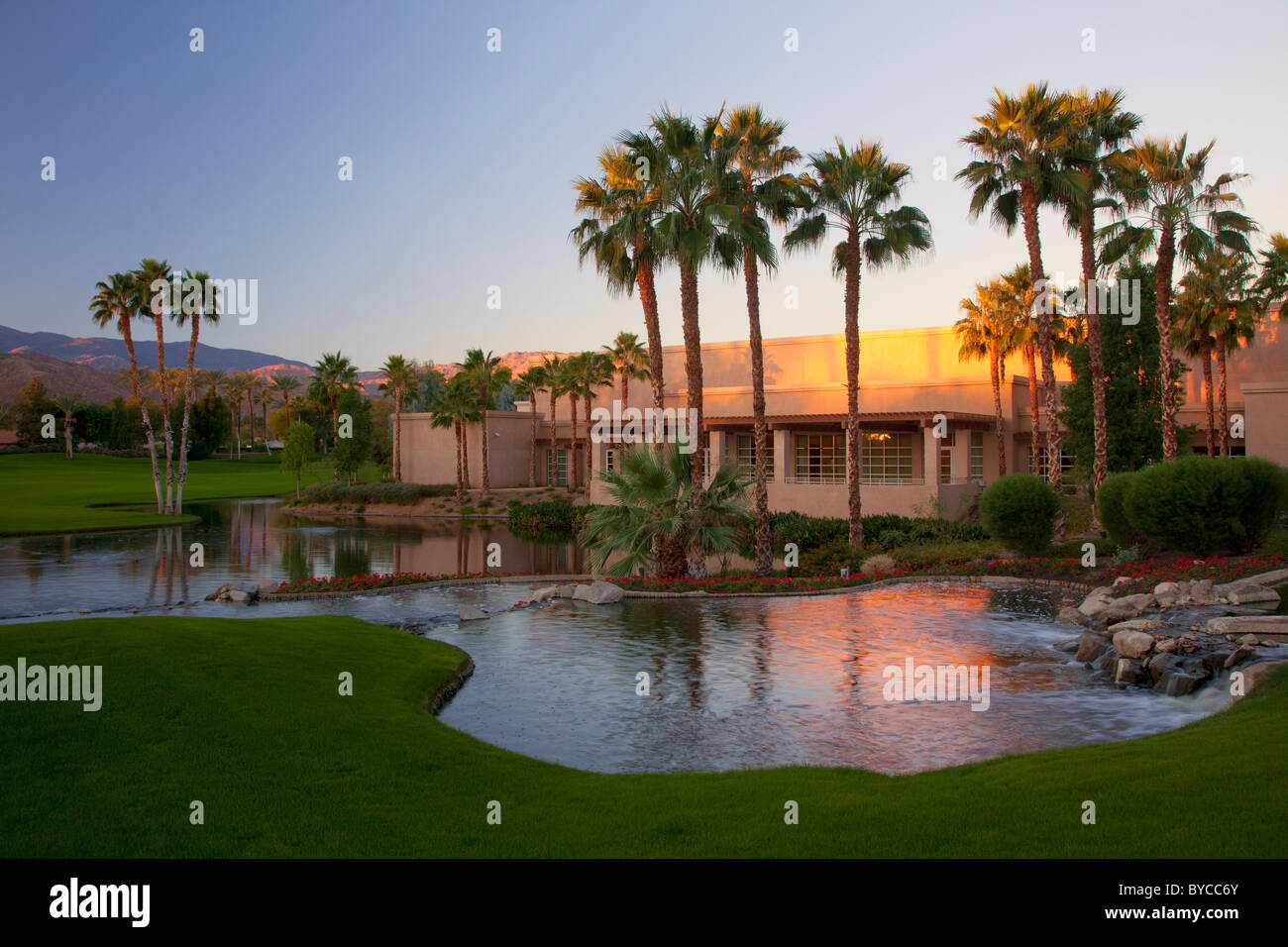 Hyatt Grand Champions, Resort, Villas &amp; Spa, Indische Brunnen, Kalifornien Stockfoto