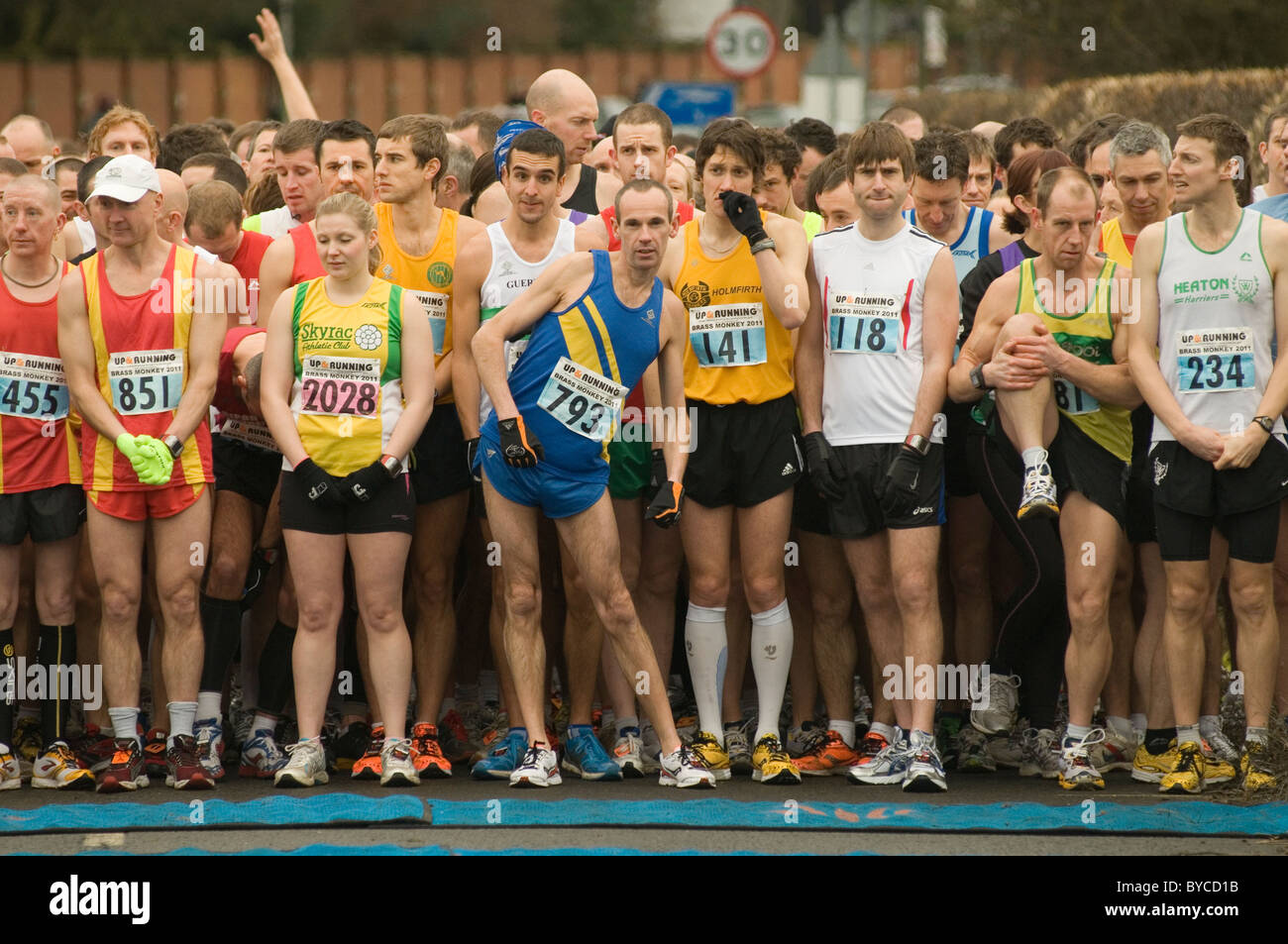laufen Sie Läufer Läufer laufen Joggen Jogger Jogger Joggen Übung Ausübung körperlicher Betätigung fit Fitness halten halten Marathon ma Stockfoto