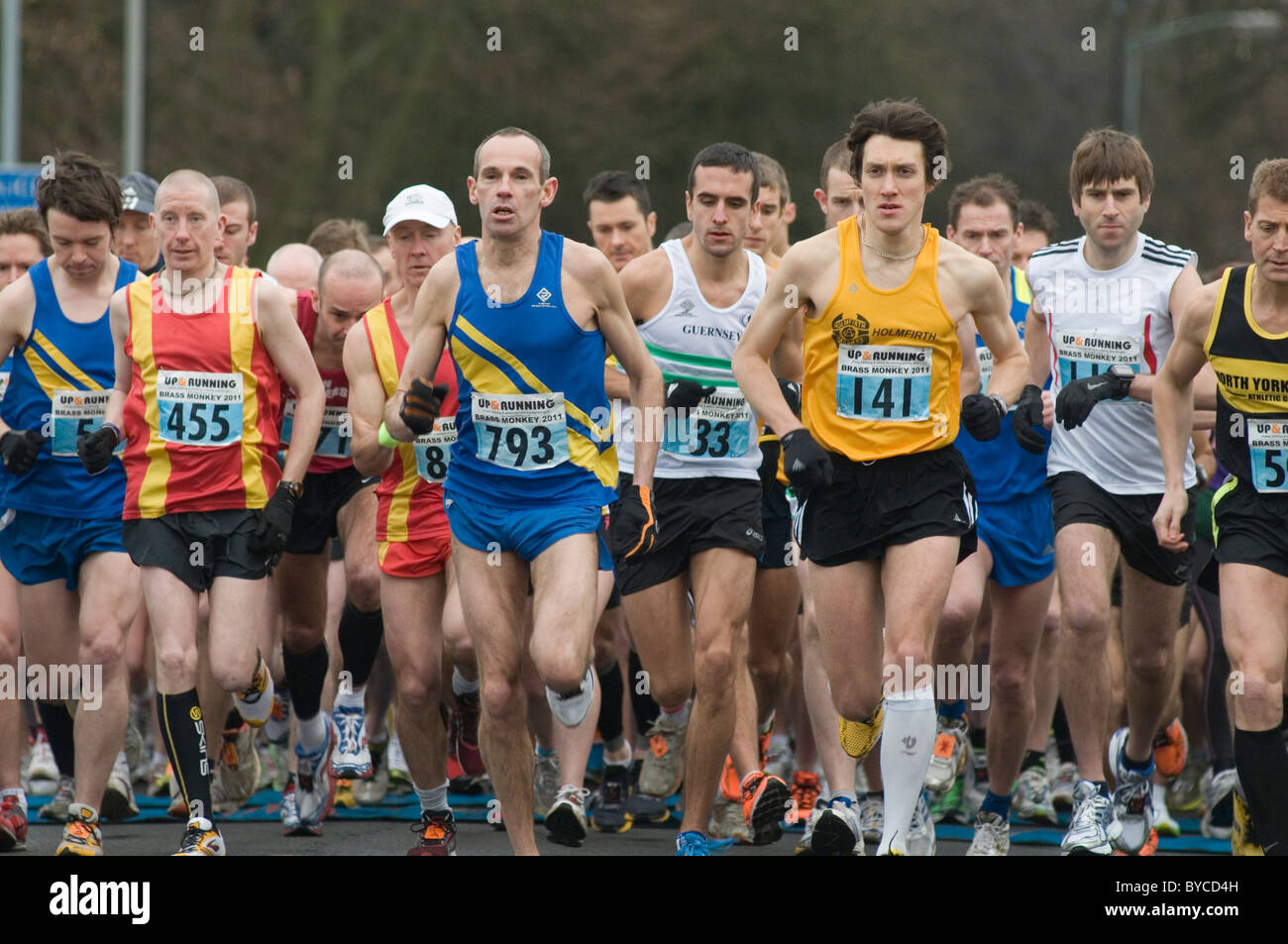 laufen Sie Läufer Läufer laufen Joggen Jogger Jogger Joggen Übung Ausübung körperlicher Betätigung fit Fitness halten halten Marathon ma Stockfoto