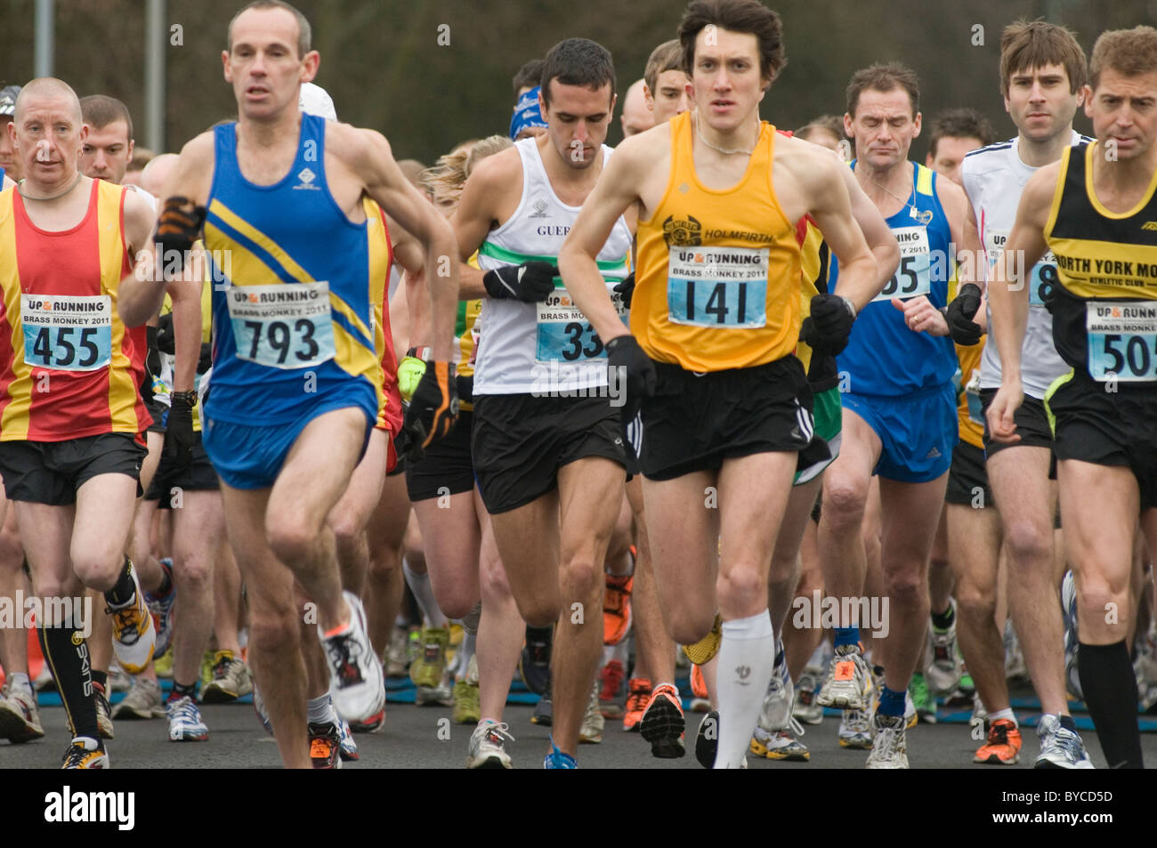 laufen Sie Läufer Läufer laufen Joggen Jogger Jogger Joggen Übung Ausübung körperlicher Betätigung fit Fitness halten halten Marathon ma Stockfoto