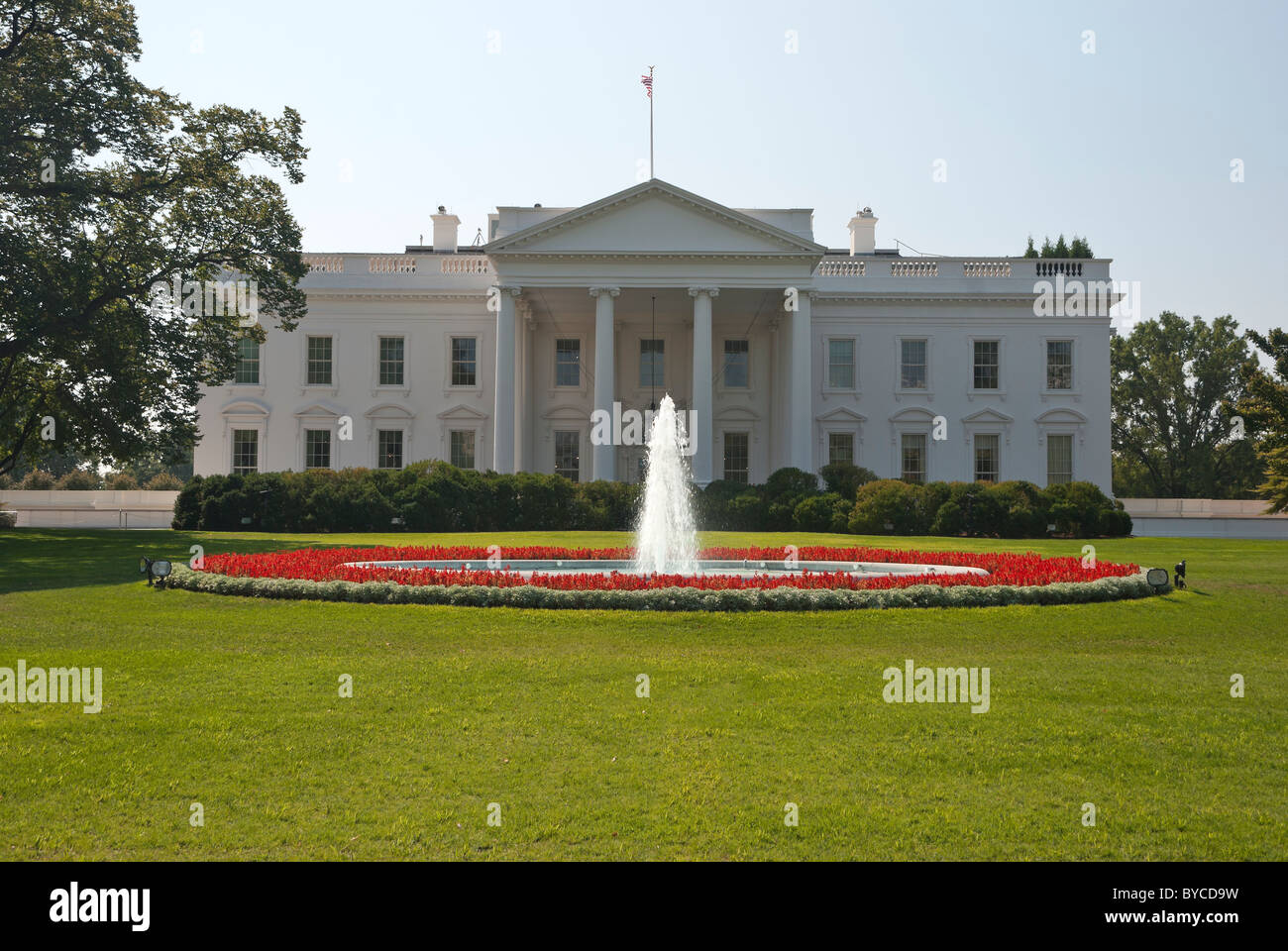 Das weiße Haus in Washington D.C. Stockfoto