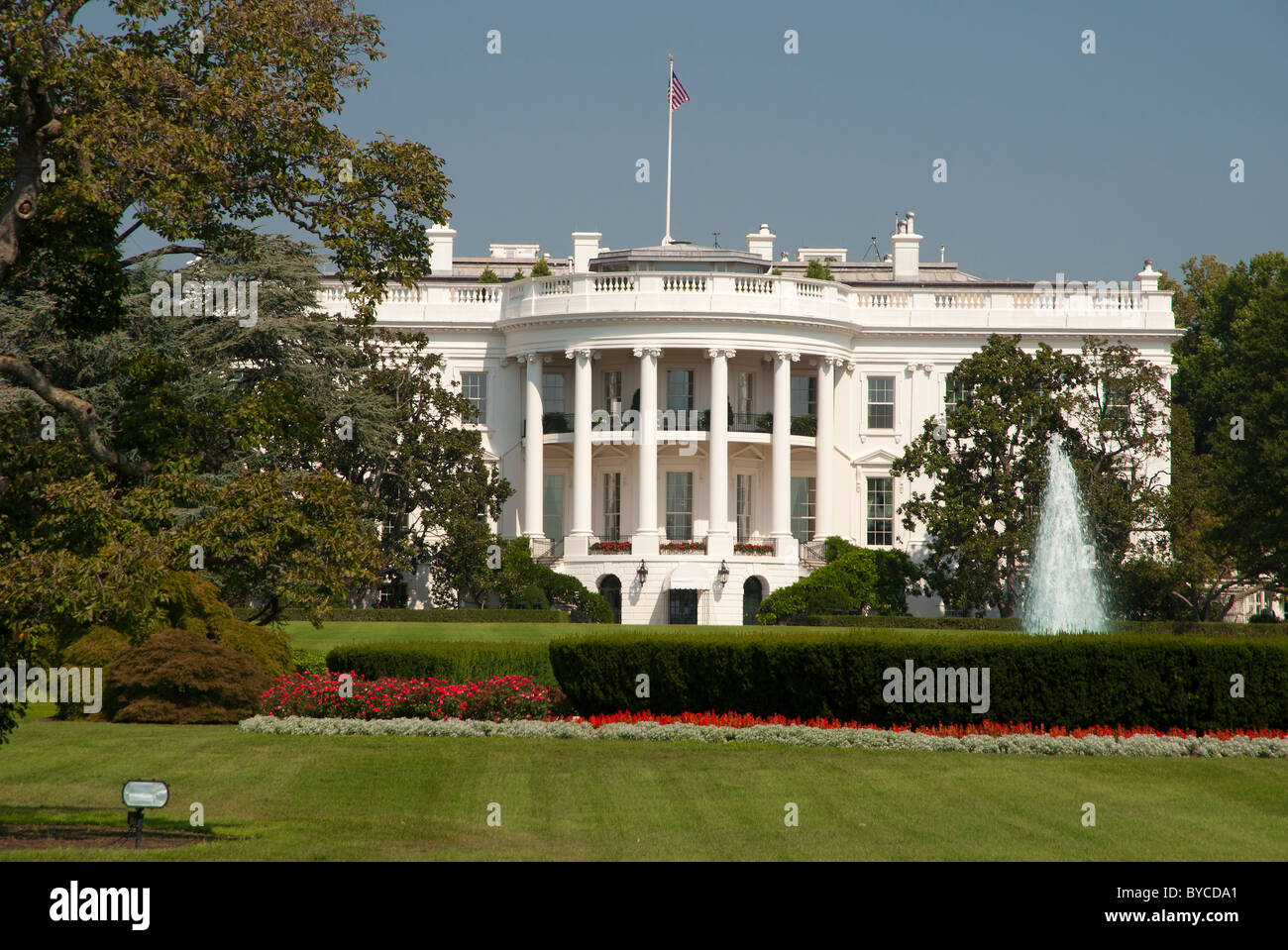 Das weiße Haus in Washington D.C. Stockfoto