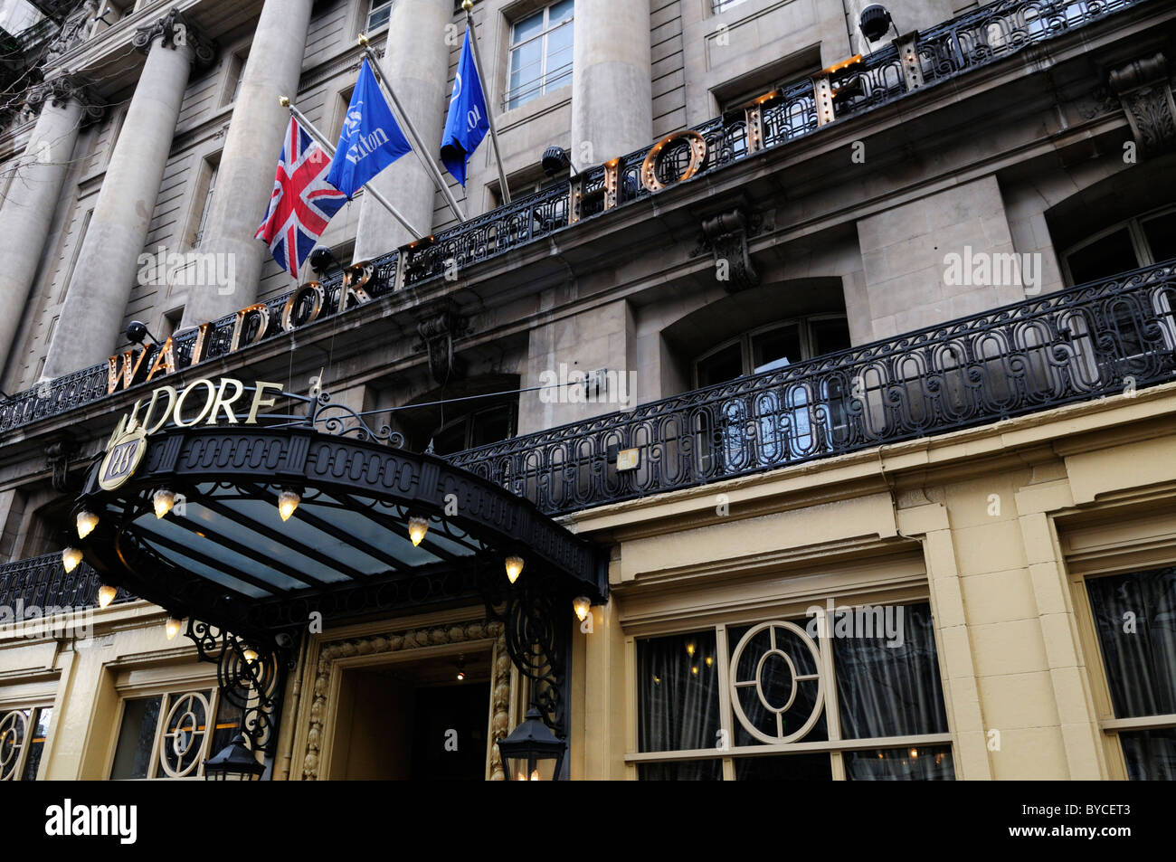 Das Waldorf Hilton Hotel, Aldwych, London, England, UK Stockfoto