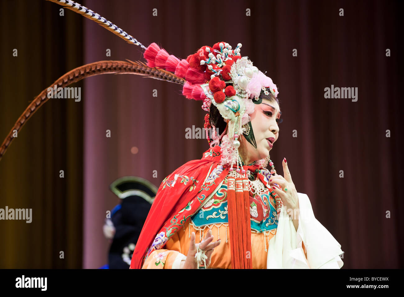 China-Oper Schauspielerin Stockfoto